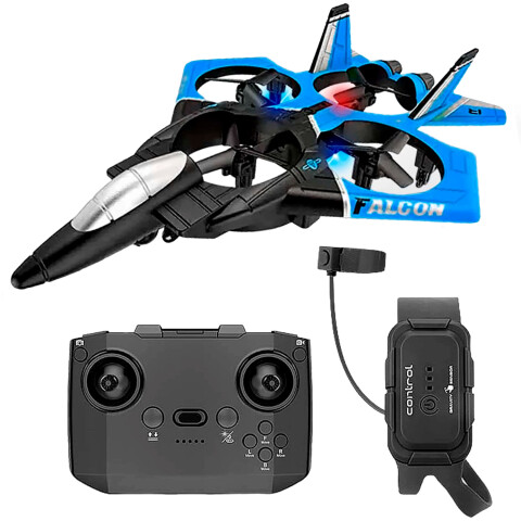 Drone Jet Con Cámara Y Control Ledstar X72wf DRONE JET LEDSTAR CAMARA X72WF AZUL