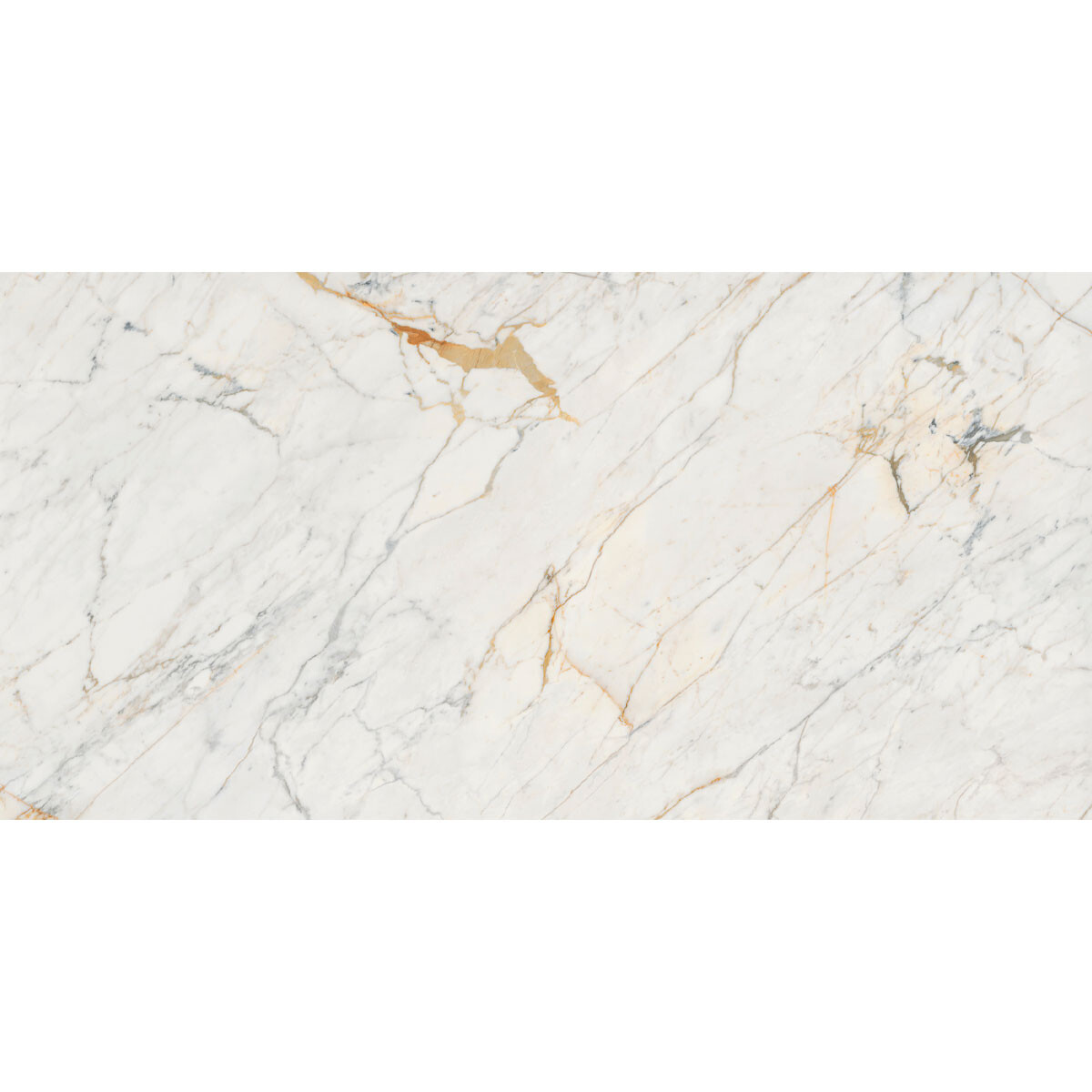 Porcelanato Marmol Satinado 162X324Cm 12Mm Piso Pared Apto Mesada - GAMAS DE BLANCO 