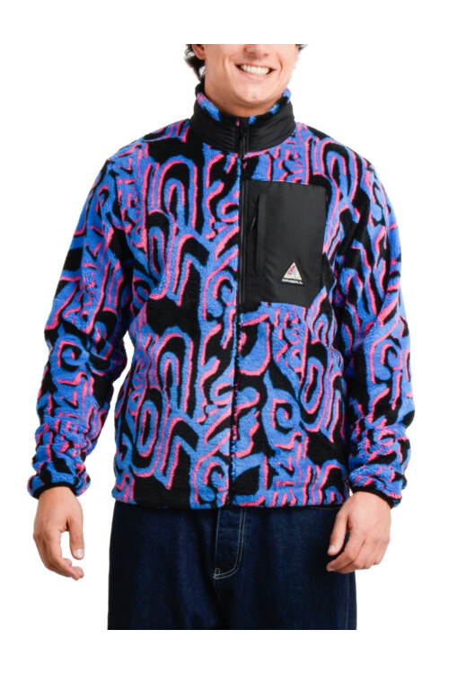 Campera O'Neill California Neo-Vintage Azul/Rosa