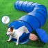 Tunel Gigante Perro Gato Mascota Redondo Tubo Interactivo Variante Color Azul