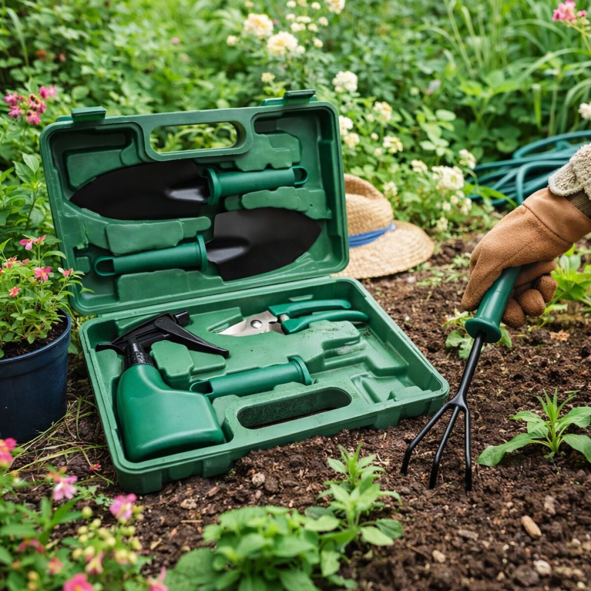 Kit De Jardinería Estuche Jardín Interior 5Piezas 