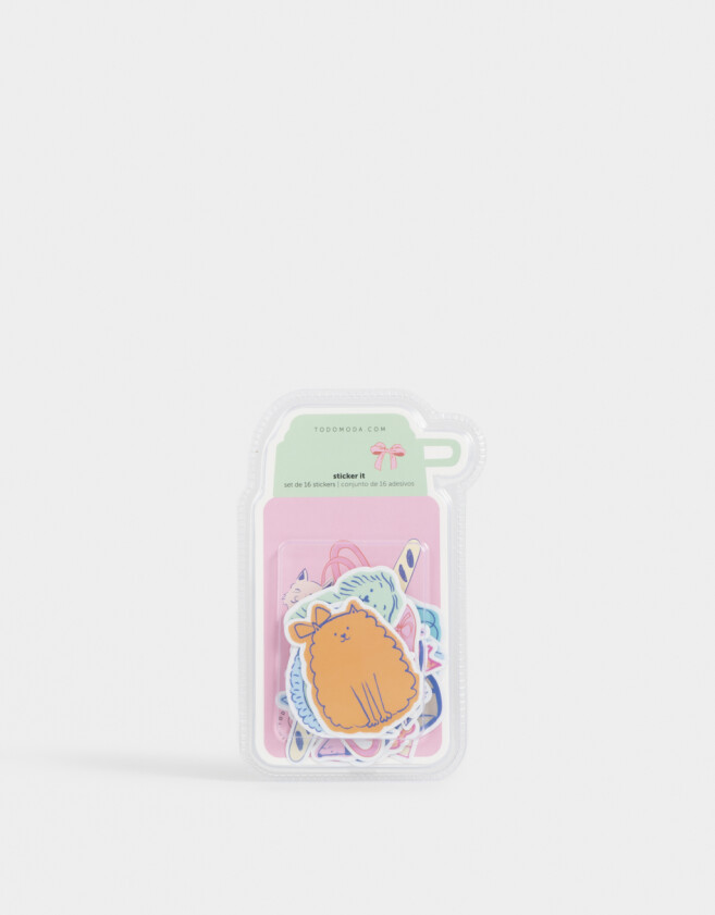 Stickers y Album Stickers Animalito Set De Stickers Para Botellas - Combinacion Multicolor