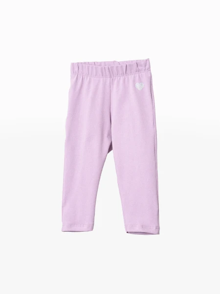 LEGGING HEARTS LILA OSCURO
