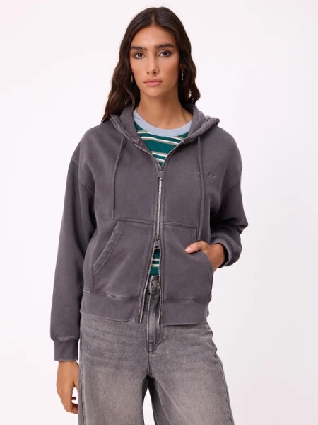 CAMPERA RUSTY FRANKSTON GRIS OSCUR