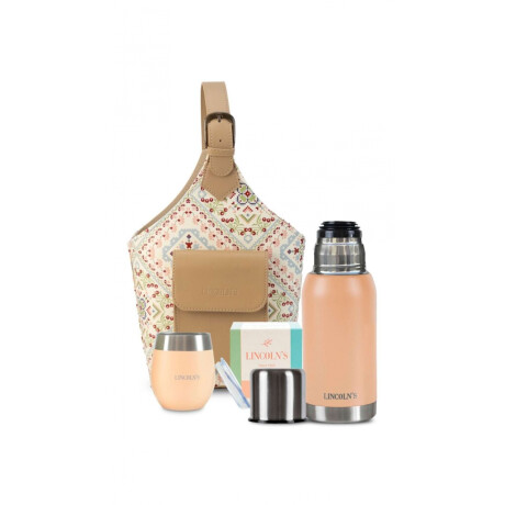 Kit Matero Nodes Azulejo Verde C/ Coral Pastel