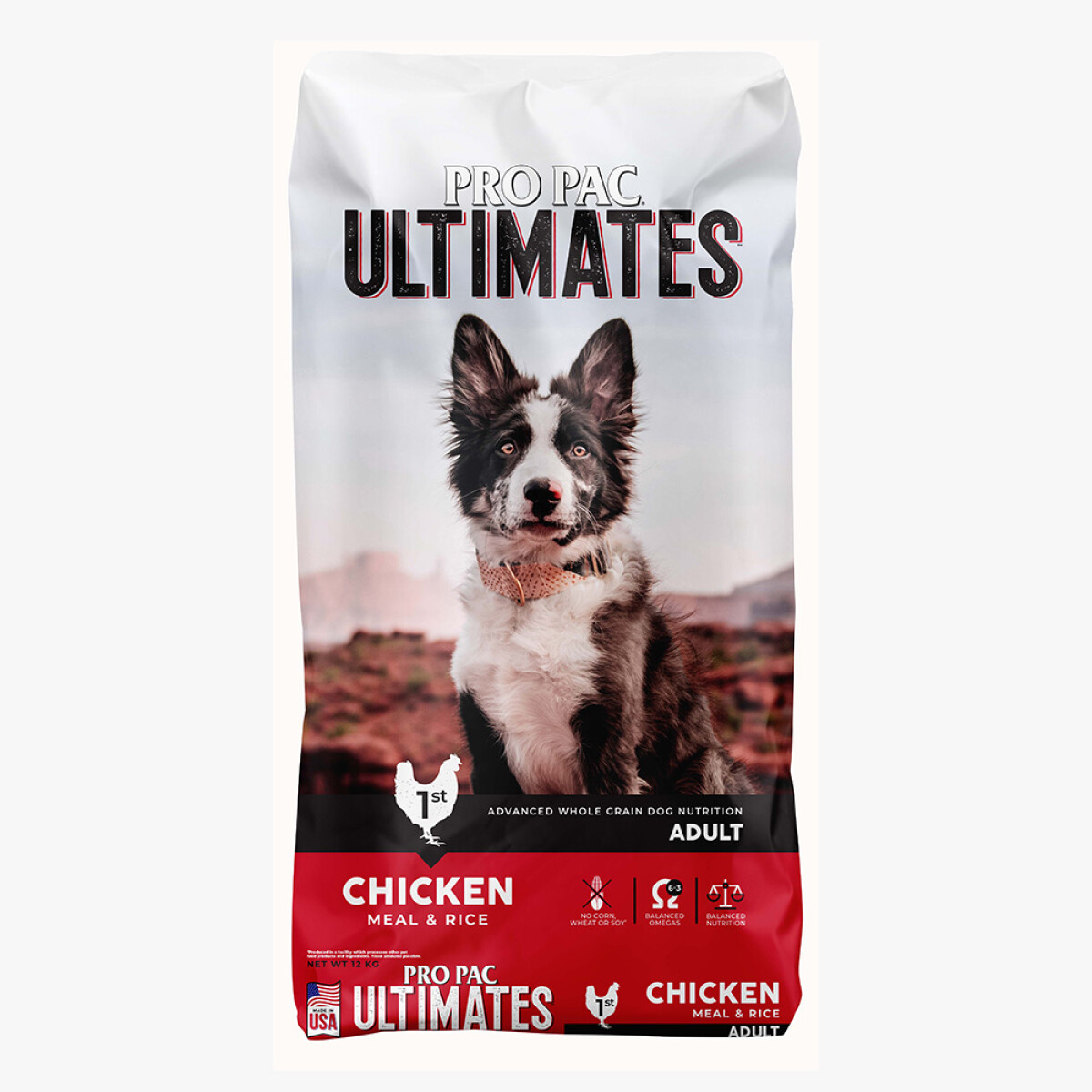Pro Pac Ultimates Perro Adulto Chicken & Ricen12 kg + REGALO 
