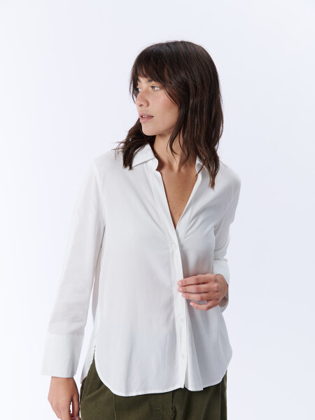 Camisa manga larga laboral Crudo