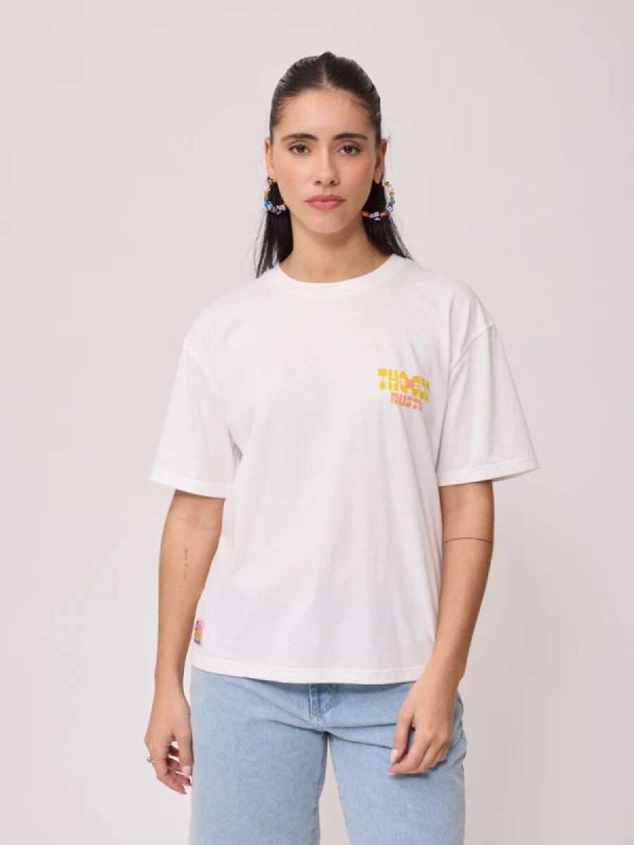 T-SHIRT RUSTY ELDA - BLANCO 