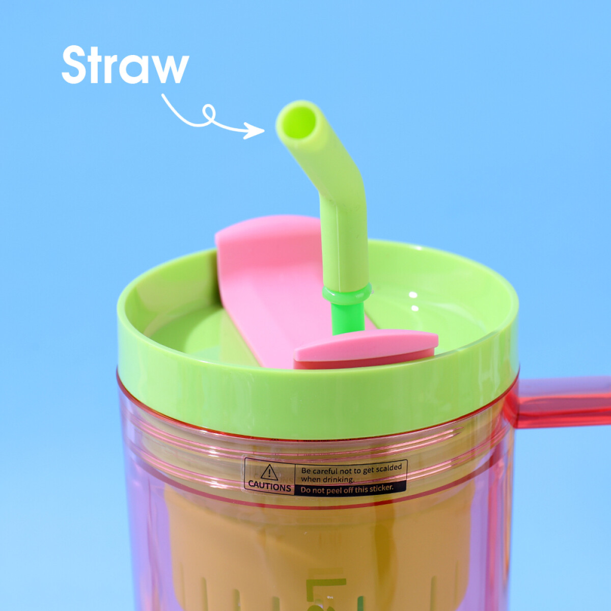 Thermo Plástico Extra Grande 1200ml - Rosa 