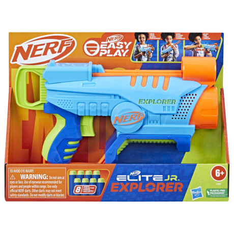 Pistola Nerf Elite Junior Explorer Easy-play con Dardos 001