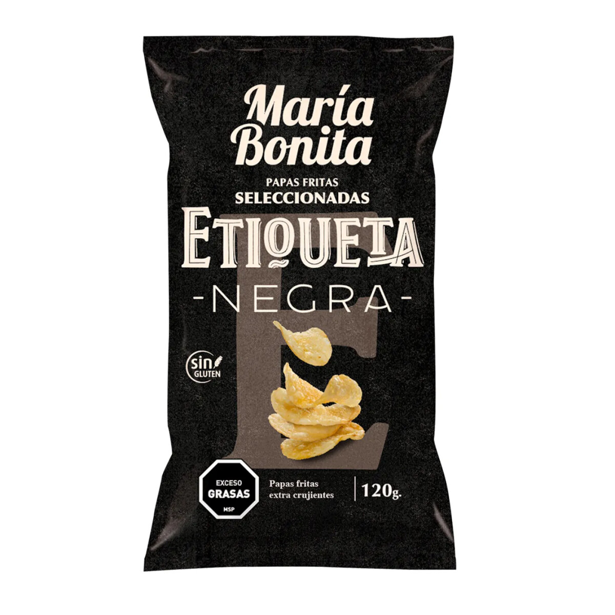 Papas Maria Bonita 120 grs - Etiqueta Negra 
