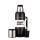 Termo Slim 750mL. con Base Silicona Negro Metalizado
