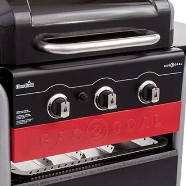 Barbacoa A Gas Y Carbon Char Broil Hibrida BARBACOA A GAS + CARBON CHAR BROIL 71055