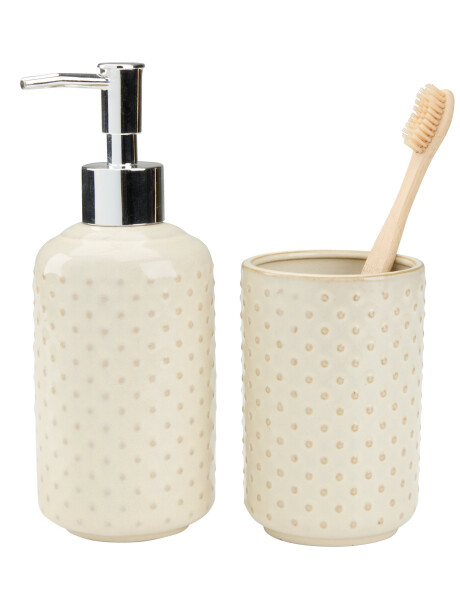 Portacepillos de dientes BOTSMARK beige Portacepillos de dientes BOTSMARK beige