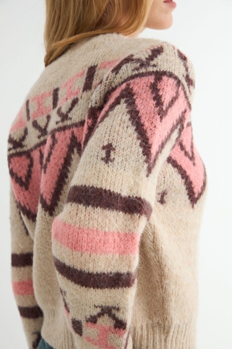 SACO INCA TEJIDO Beige