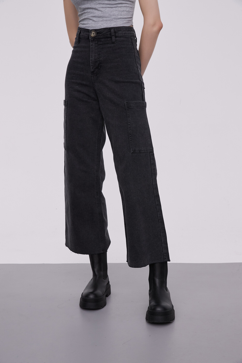 Pantalon Adas Gris Oscuro