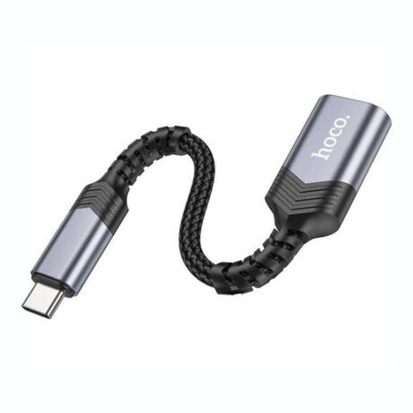 Adaptador HOCO UA24 USB-C A USB-A 3.0 - Metal Gray Adaptador HOCO UA24 USB-C A USB-A 3.0 - Metal Gray