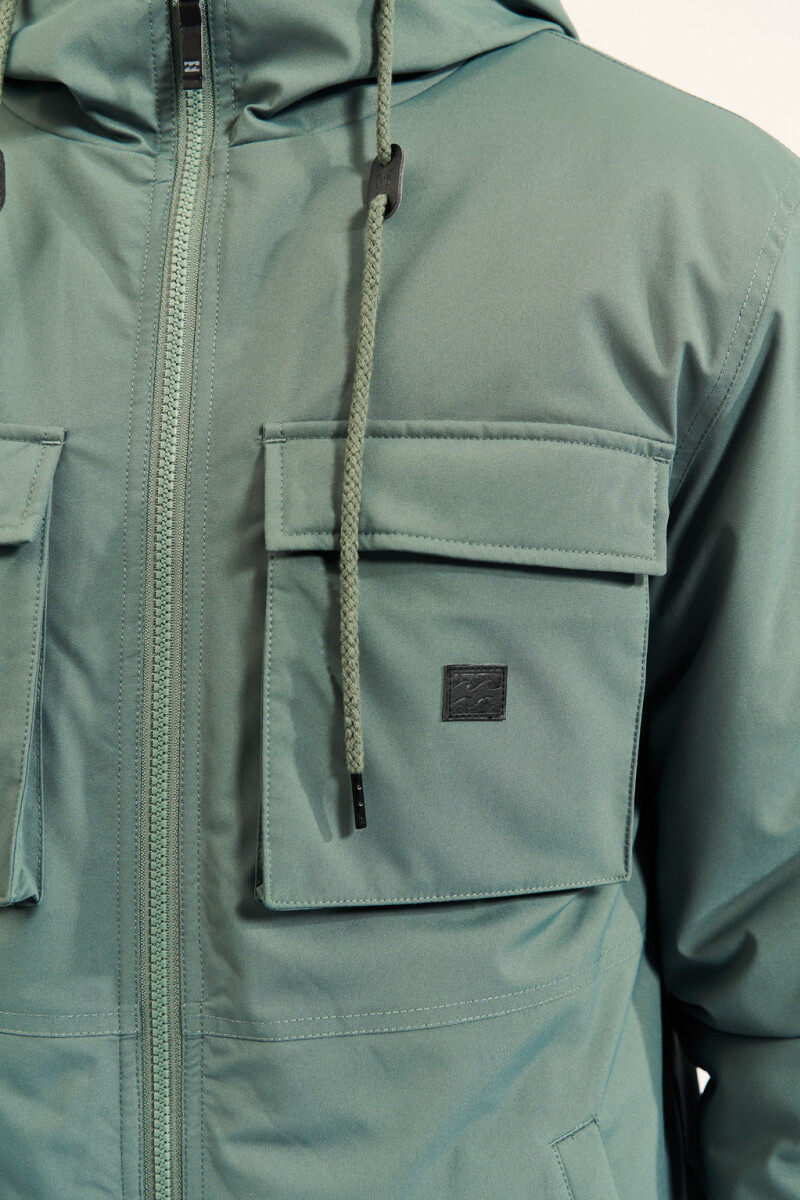 CAMPERA MATT SOLID M-militar