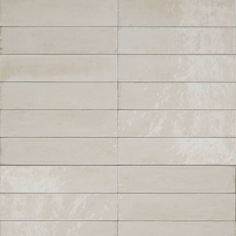 Porcelanato Tipo Brick Beige Brillo 6X24Cm Piso Pared GAMAS DE BEIGE