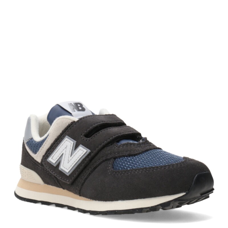 Championes de Niños New Balance Running Inspired Gris - Azul