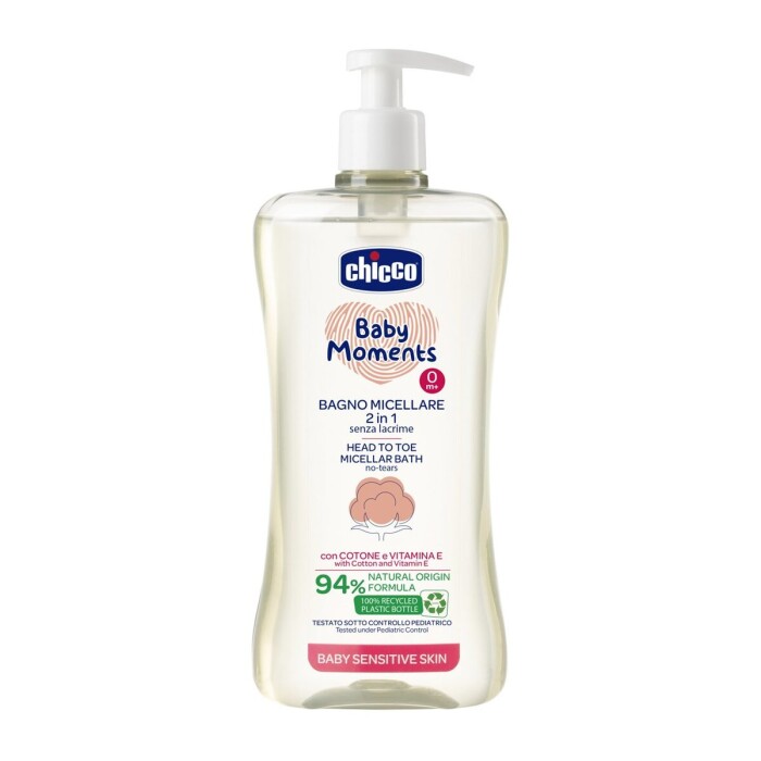 CHICCO BAÑO MICELLAR 2 EN 1 500ML única
