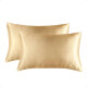 Funda Almohada De SatÃ­n SatÃ©n Tipo Seda Suave Dorado