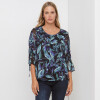 Blusa Tul Print MULTI/NEGRO