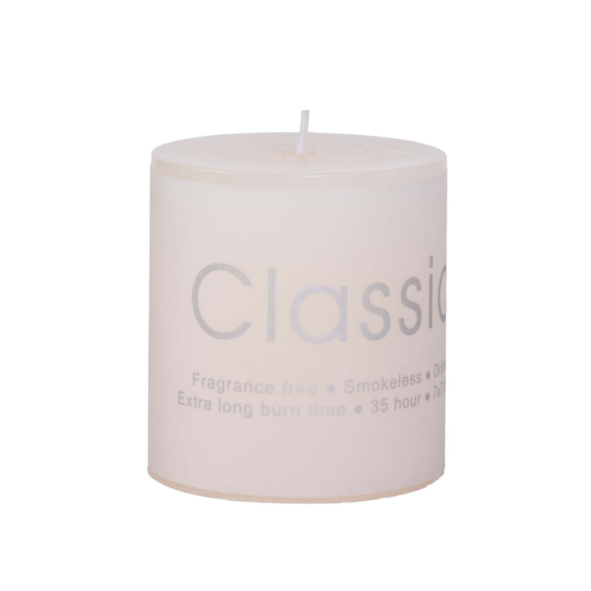 VELA AROMÁTICA - PARAFINA NATURAL-BEIGE A017 