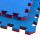 Pack X10 Piso Goma Eva Tatami Encastrable 1mx1mx2cm Gimnasio Rojo/Azul