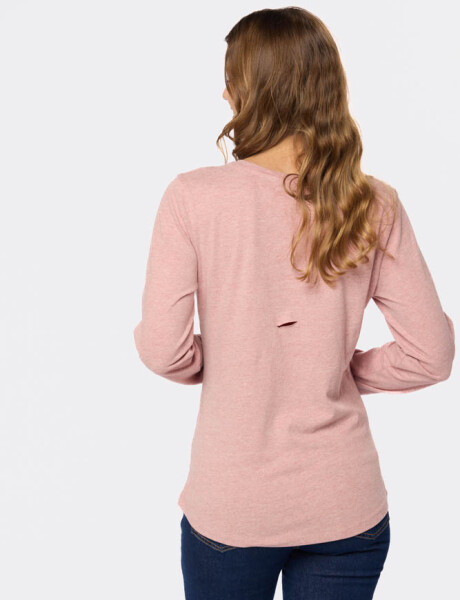 REMERA BÁSICA DE ALGODÓN Rosado