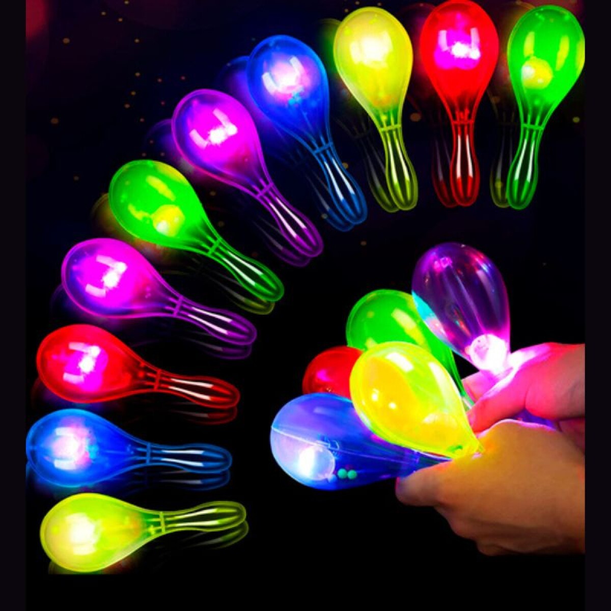 Maracas Con Luz 