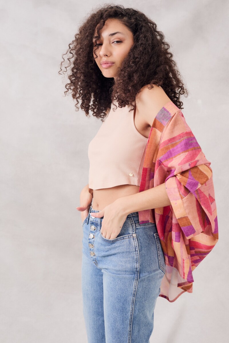 Kimono Print Multi