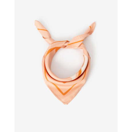 Pañuelo De Raso Estampado Combinacion Multicolor