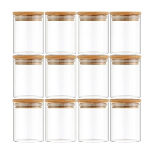 SET BOLLONES DE VIDRIO 6.5 X 5 CM - 12 UNIDADES SET BOLLONES DE VIDRIO 6.5 X 5 CM - 12 UNIDADES