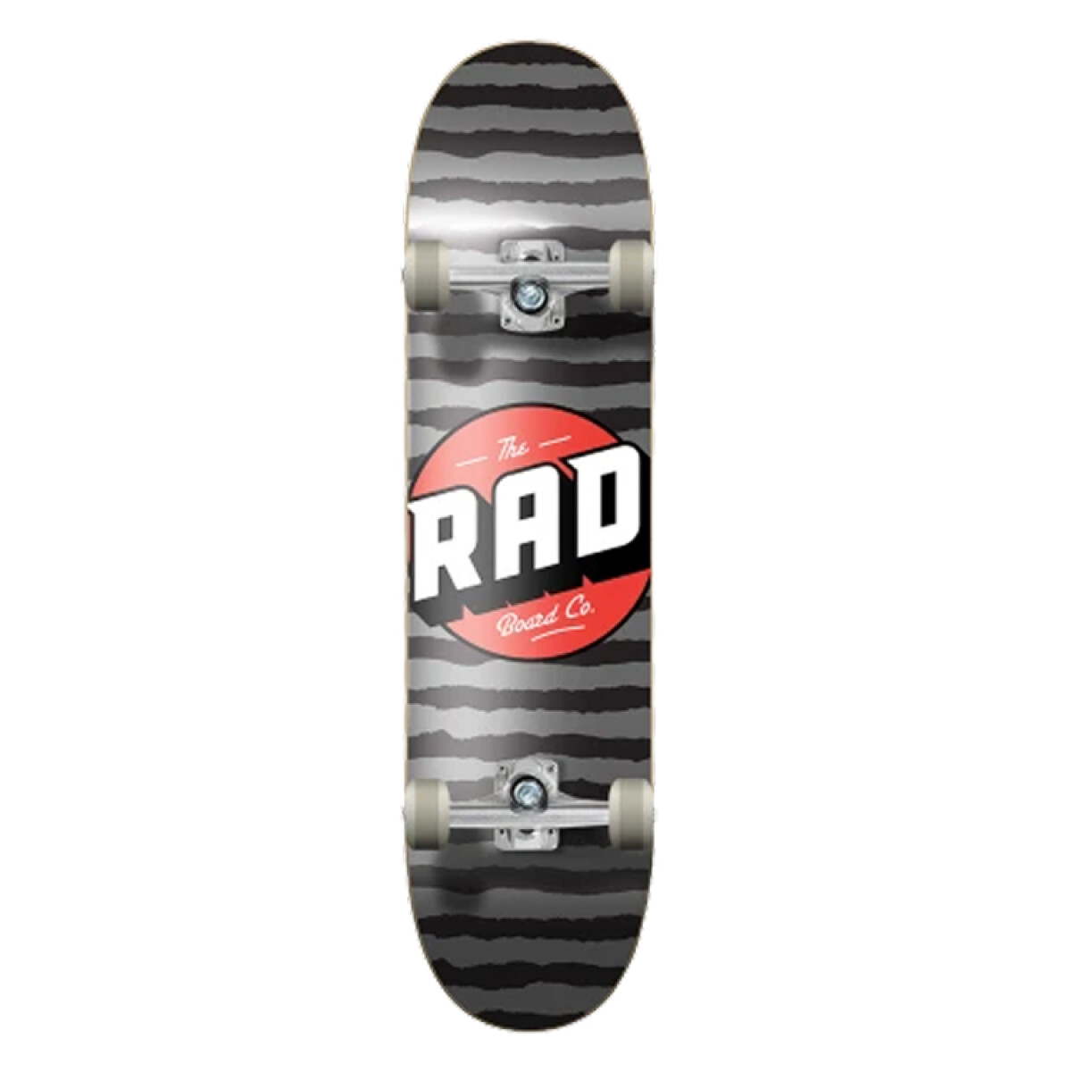 Skate armado RAD STRIPES 8.0" - Gris 