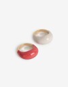 Sets Anillos Color Set Anillos Esmaltados - Dorado