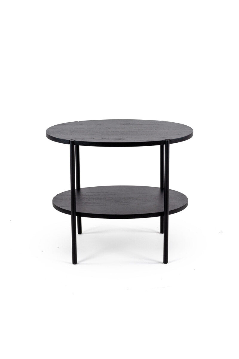 VERSATILE - MESA LATERAL VERSATILE CINAMOMO NEGRA 62X46X52H CM 