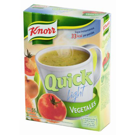 SOPA KNORR QUICK LIGHT CJ X5U VEGETALES SOPA KNORR QUICK LIGHT CJ X5U VEGETALES