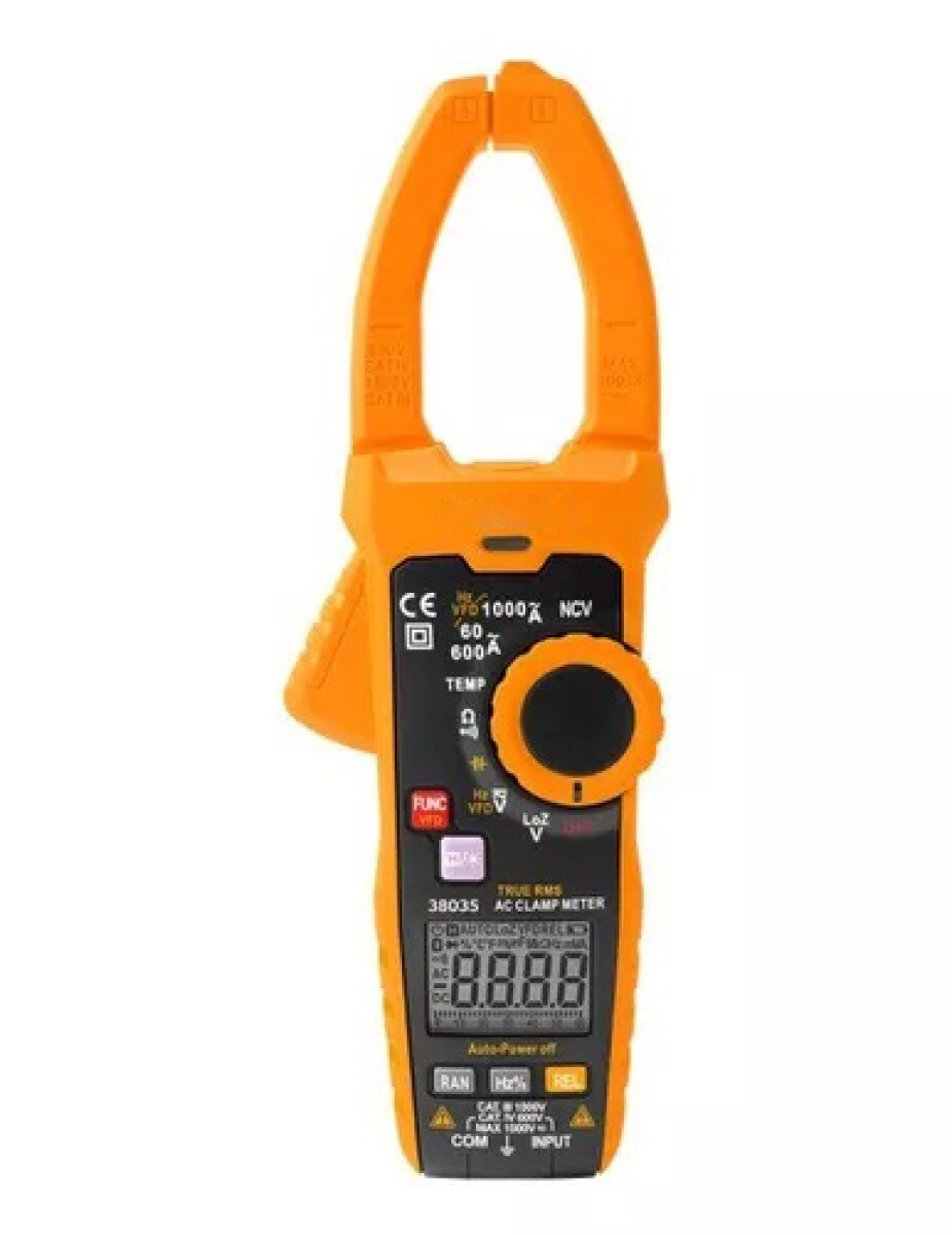 TOLSEN PINZA AMPERIMÉTRICA INDUSTRIAL AC DISPLAY LCD 