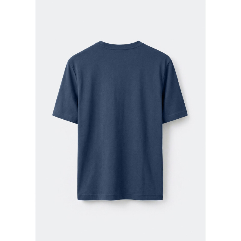 CAMISETA MM MASC AZUL MEDIO