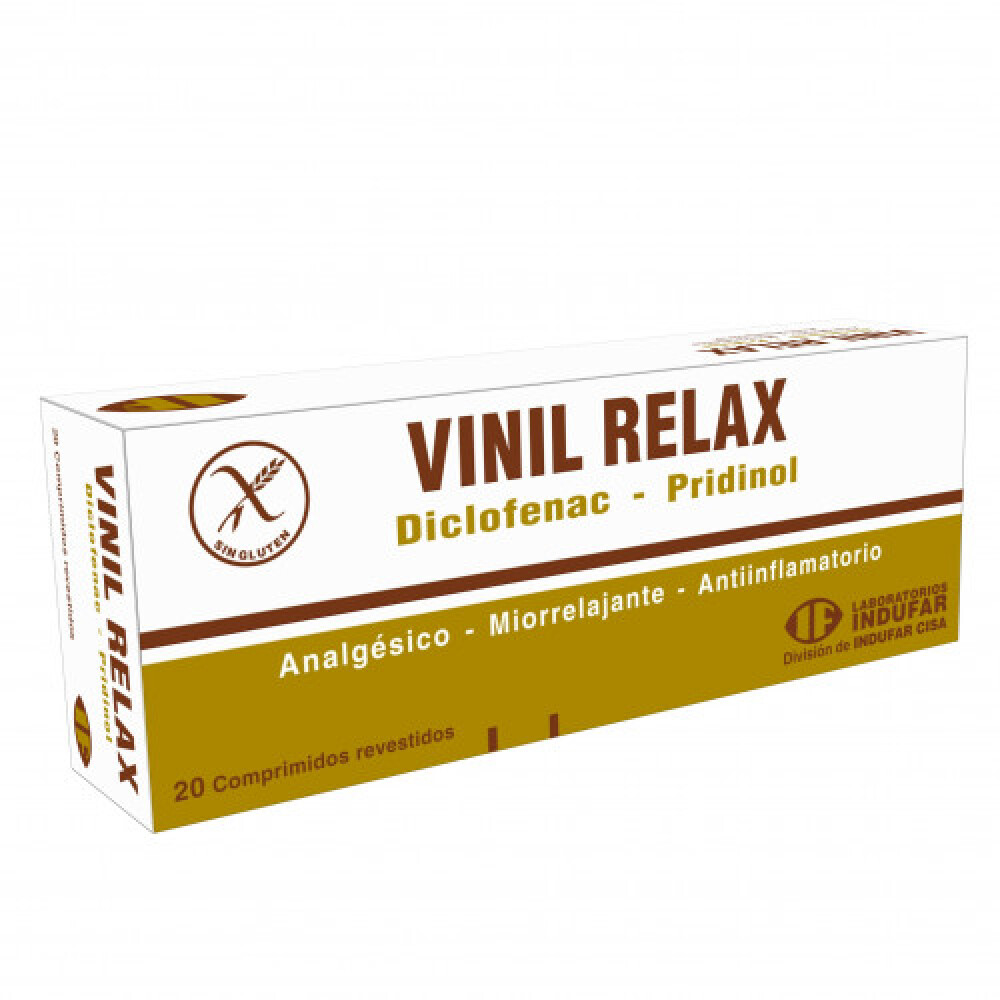 VINIL RELAX CJ X 20 COMPRIMIDOS única
