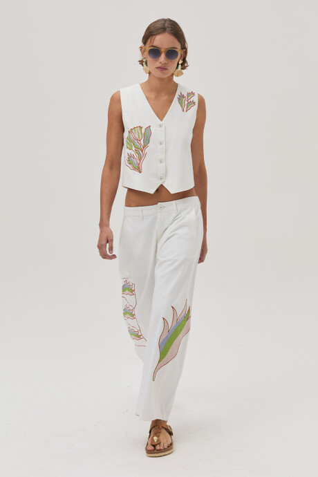 Pantalón Fleur Crudo