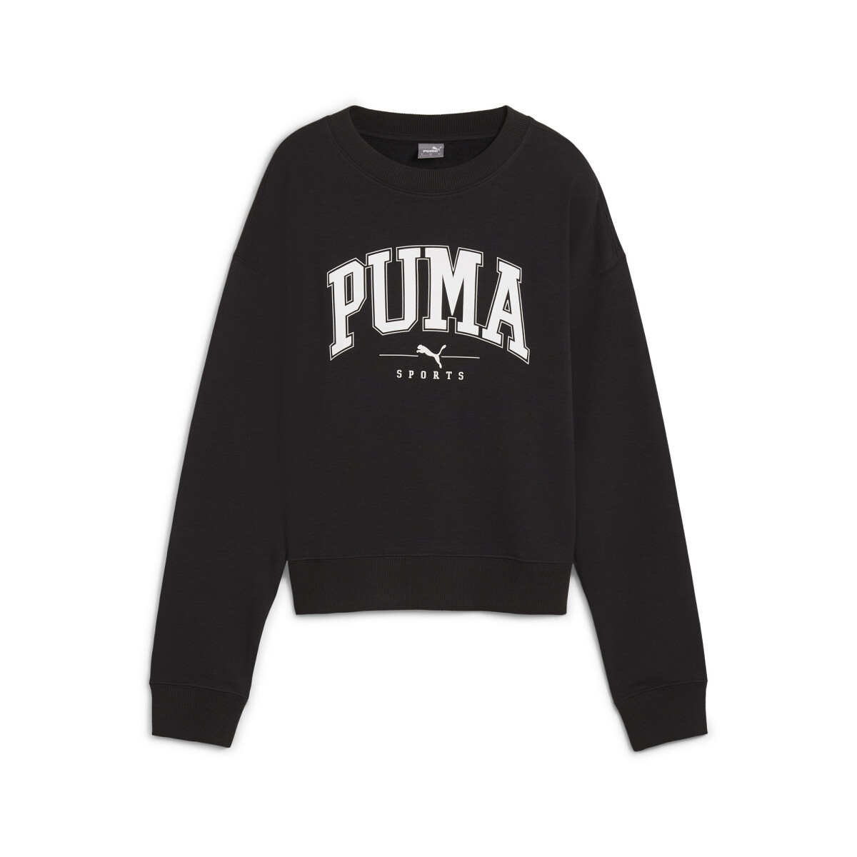 Buzo Puma Squad Crew TR de Mujer - 682493 01 - Negro 