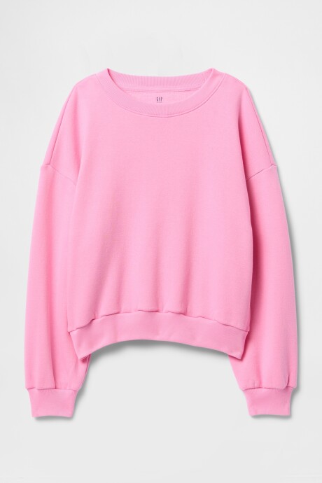 Buzo Deportivo Logo Gap Niña Parisian Pink