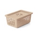 Caja organizadora con tapa M 5L CAPPUCCINO