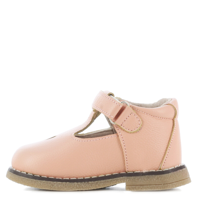 Zapato de Niña Mini Miss Carol CERSEI con velcro y calado Rosado