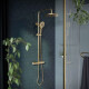GRIFERIA BARRA DUCHA EN AC INOX COLOR ORO CEPILLADO - SERIE SIGNATURE DORADO-BRUSHED GOLD