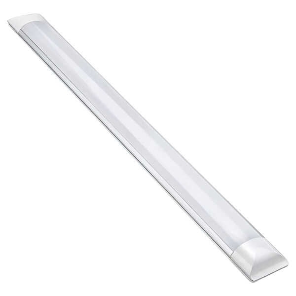 Tubo Luz Led Fría 40W 120Cm Artefacto Para Pared Techo Variante Blanca