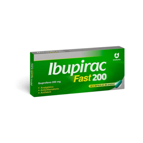 Ibupirac Fast 200Mg X 10 Capsulas Ibupirac Fast 200Mg X 10 Capsulas