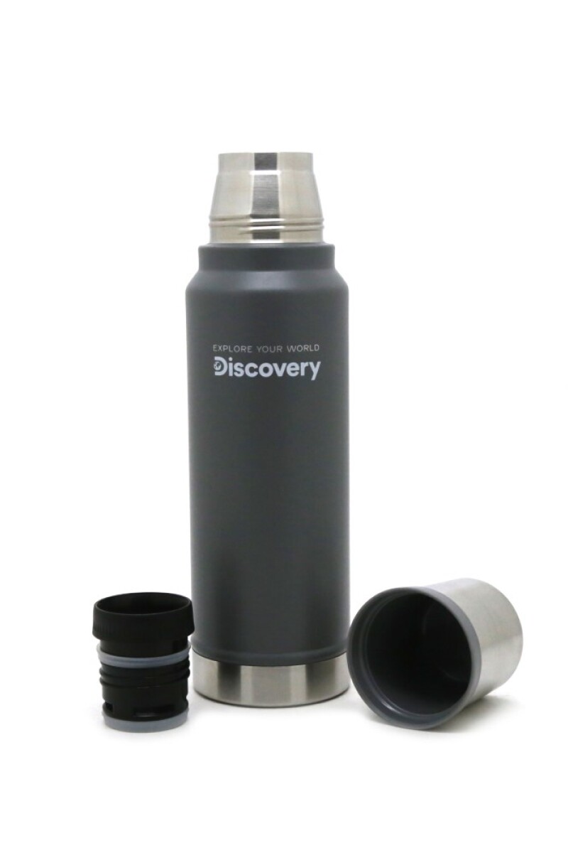 Termo 1000 mL doble Acero - Discovery Gris